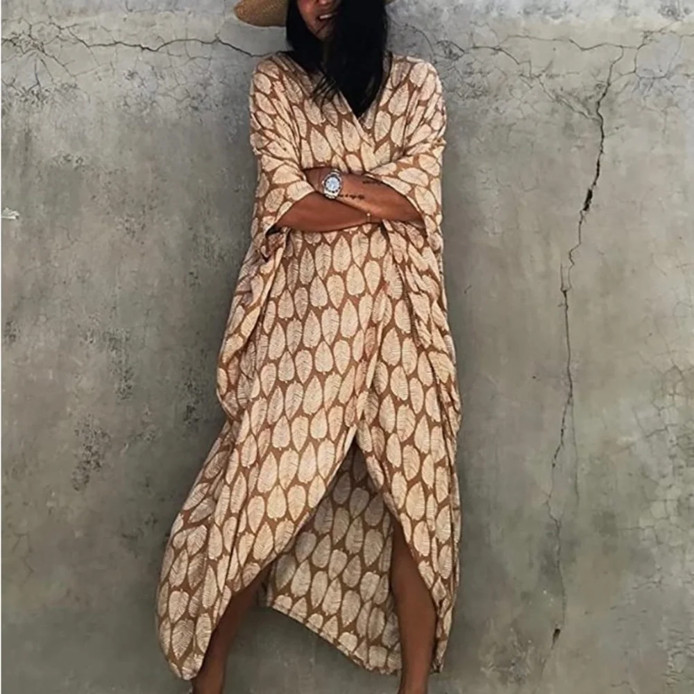 SOLD‼️Swim Cover Kimono Cardigan Open Front - Picture 2 of 8